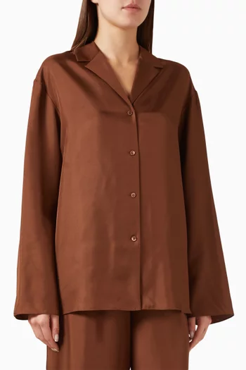 Button-up Shirt in Silk