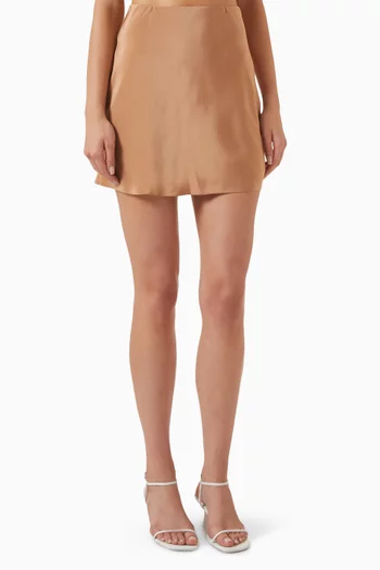 Mini Skirt in Silk