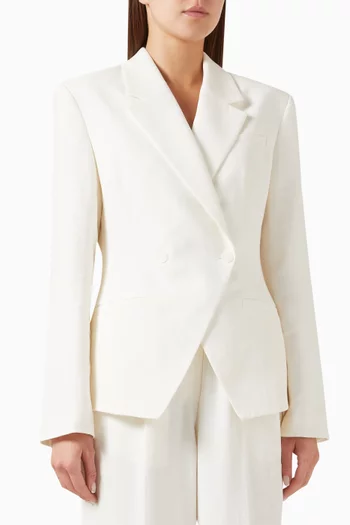 Suit Blazer in Linen