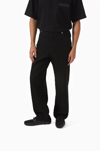 حذاء درايفر ألميرا بحلية جانشيني جلد وشمواه