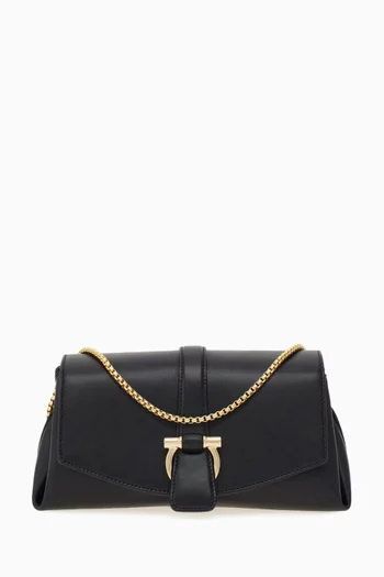 XS Flap Crossbody Bag in Leather