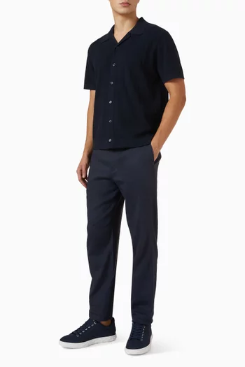 Camp Collar Shirt in Cotton-blend