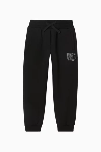 Crystal-embellished Logo Sweatpants in Cotton-fleece