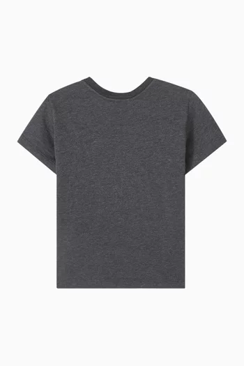 تي شيرت بشعار الماركة قطن