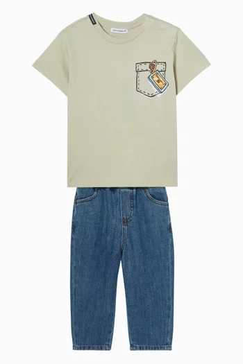 Pocket Logo T-shirt in Cotton