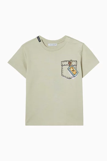 Pocket Logo T-shirt in Cotton