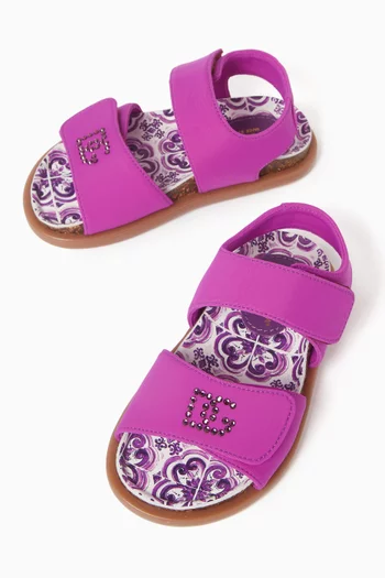 Majolica Thermo-rhinestones Sandal
