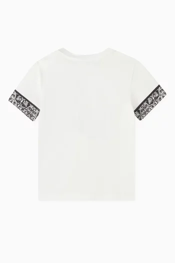 Majolica-print T-shirt in Cotton