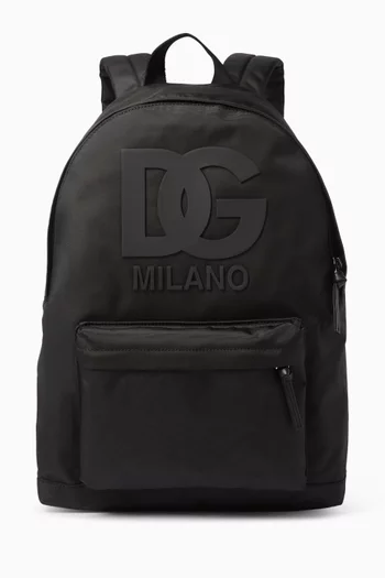 DG Rubber-patch Backpack in Nylon