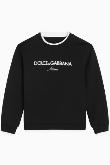 Logo Sweatshirt in Cotton