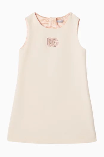 Logo Embroidered Dress