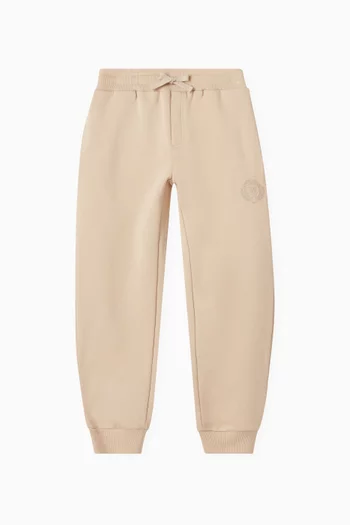 DG Crest Embroidered Sweatpants in Cotton-jersey