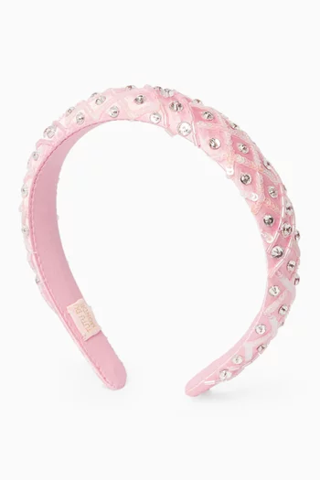 طقم طوق رأس نجوم بألوان زاهية، 3 قطع