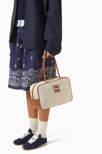 Beau Bag in Canvas & Leather