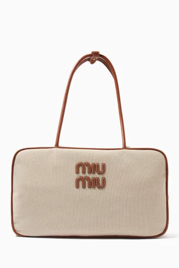 Beau Bag in Canvas & Leather