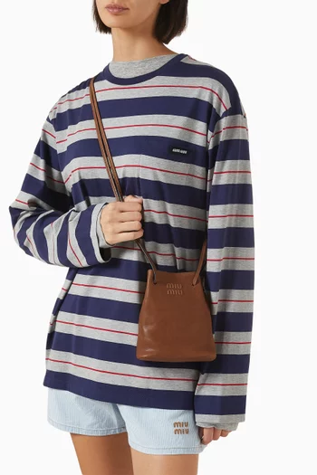 Logo Mini Bag in Nappa Leather