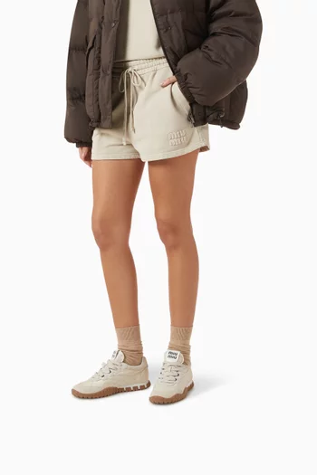 Tyre Logo Sneakers in Technical Fabric