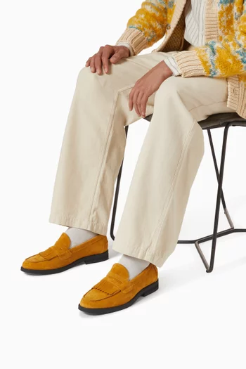 حذاء سهل الارتداء وايلد بشرّابات وشريط بيني شمواه