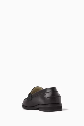 Wilde Good Luck Bit Loafers in leather