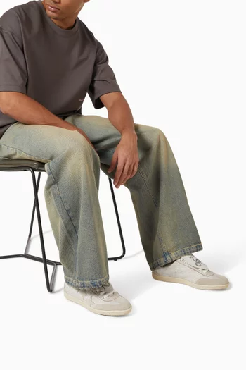 Plus Duke Snake Sneakers in Leather