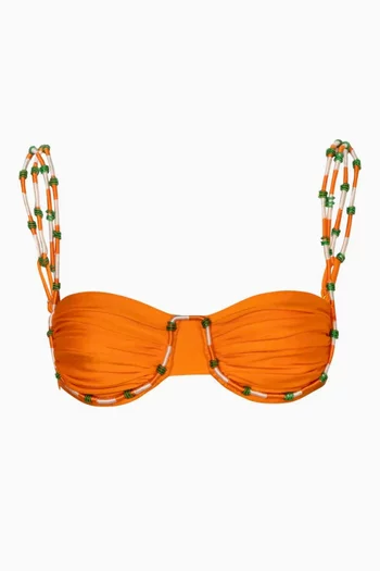 Lula Bikini Top in Lycra