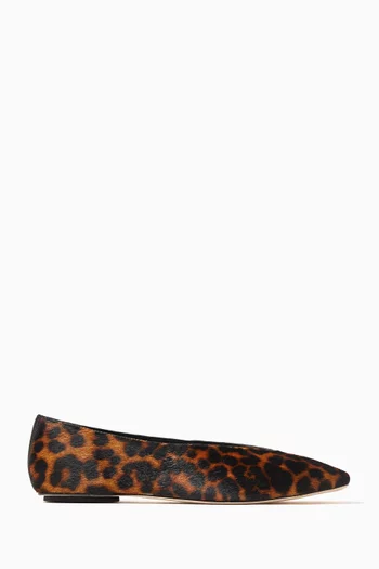 Prudence Ballet Flats in Calf Hair