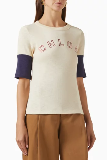 Embroidered Logo T-shirt