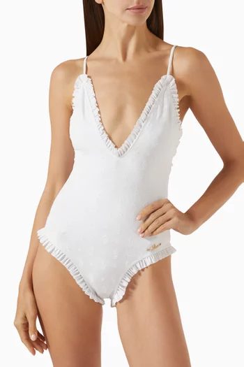 Ruffle One-piece Swimsuit