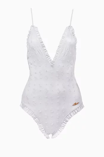 Ruffle One-piece Swimsuit
