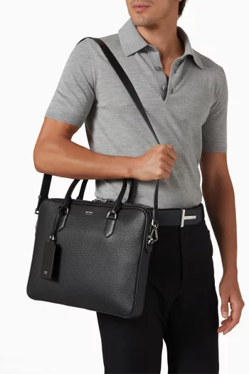 Elliot Briefcase in Grain Leather