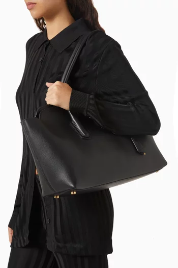 حقيبة تسوق كبيرة جلد