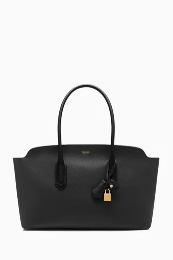 حقيبة تسوق كبيرة جلد