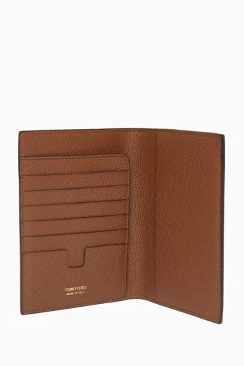 Folding Card Holder in Leather