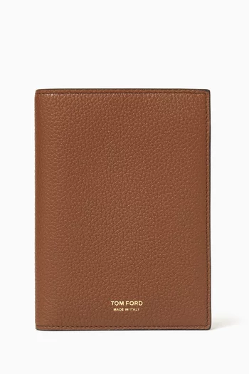 Folding Card Holder in Leather