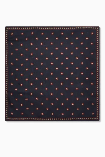 Double-face Pocket Square in Silk