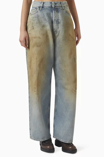 Super Baggy-fit Jeans in Denim