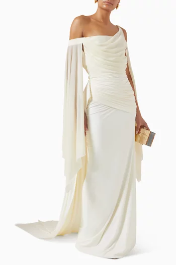 Cynthia Asymmetrical Maxi Dress