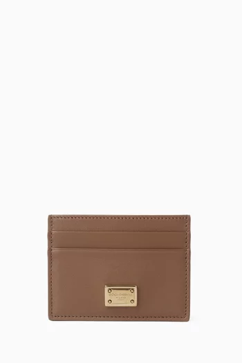 Dauphine Card Holder in Smooth Leather