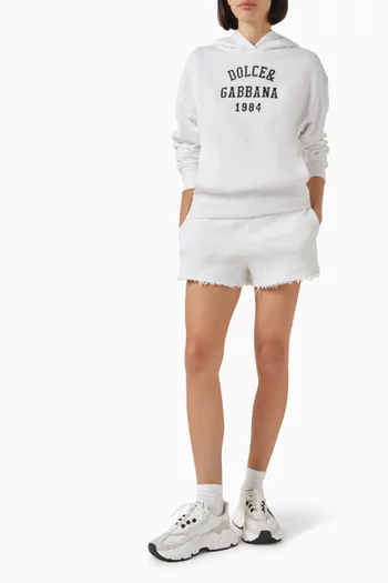 Embroidered-logo Hoodie