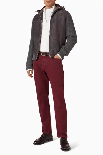 Garment-dyed Jeans in Denim