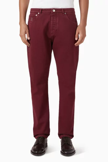 Garment-dyed Jeans in Denim