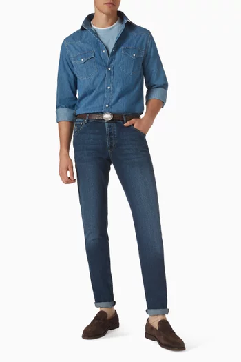 Slim-fit Jeans in Denim