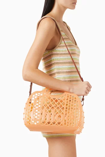 Cage Tote Bag in TPU Jelly