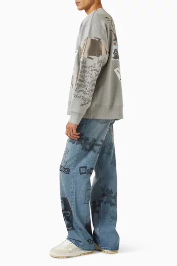 College Sweatshirt in Cotton