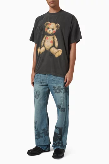 Big Kiss T-shirt in Cotton