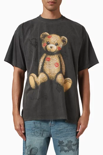 Big Kiss T-shirt in Cotton