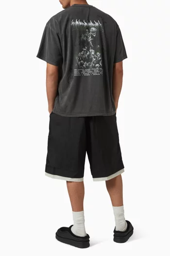 Basket T-shirt in Cotton
