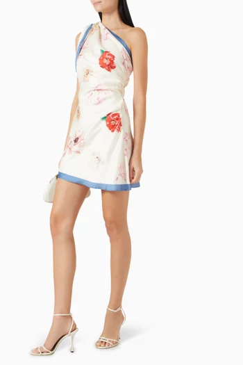 Elba Mini Dress in Satin