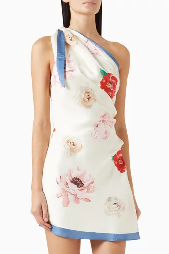 Elba Mini Dress in Satin