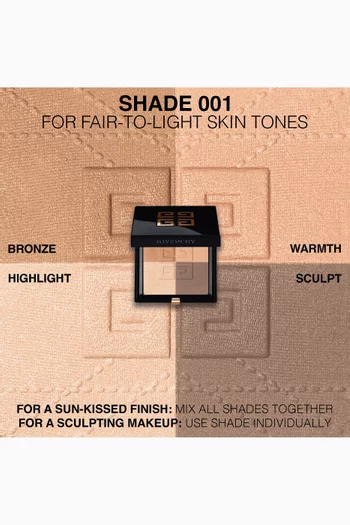 N°001 Mousseline Bronzée Prisme Libre Bronzer Powder, 7g